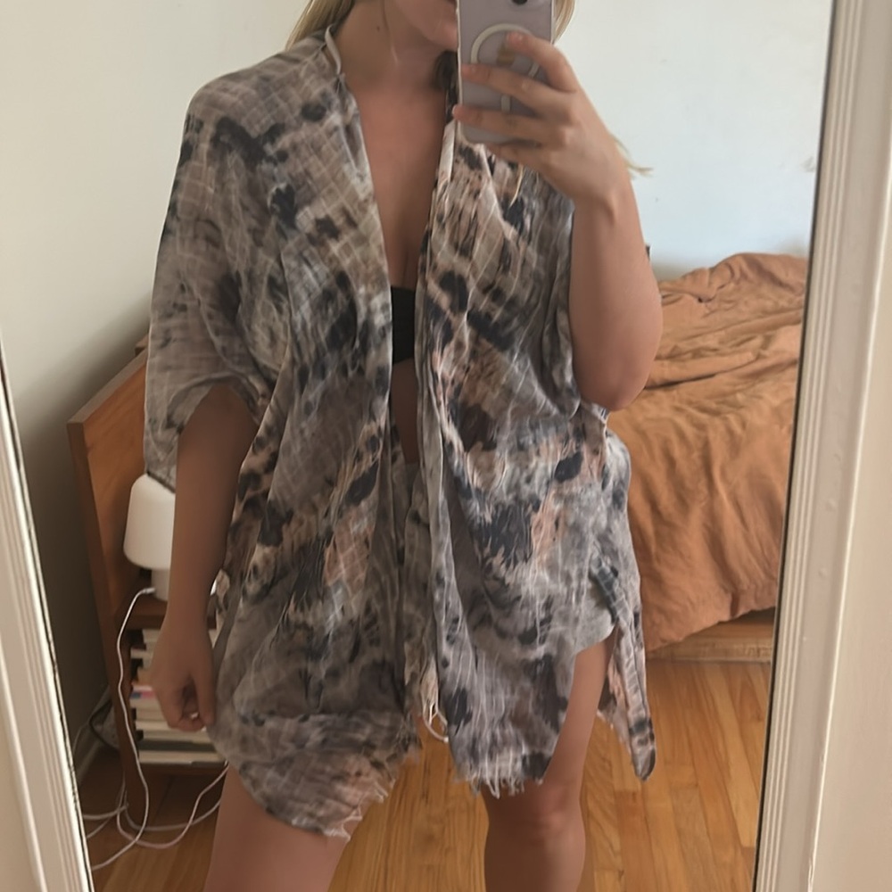 Tie-Dye Patterned cover up